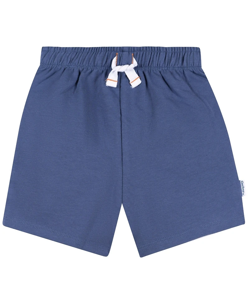 Gerber Toddler Boys Collared Shirt and Short Set, 2-Piece