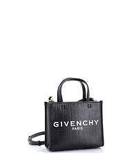 Pre-Owned Givenchy Mini G-Tote 4G Embossed Coated Canvas