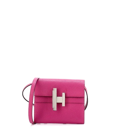 Pre-Owned HERMES Mini Cinhetic To Go Wallet Chevre Mysore