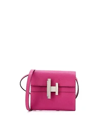 Pre-Owned HERMES Mini Cinhetic To Go Wallet Chevre Mysore
