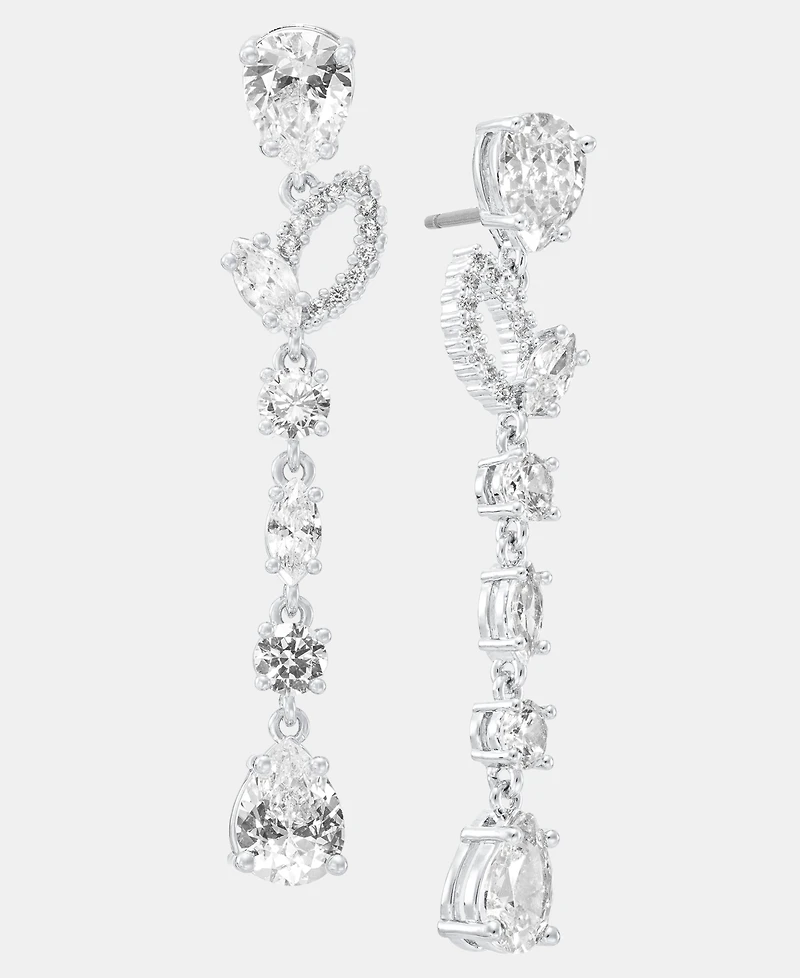 Givenchy Cubic Zirconia Linear Earrings