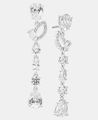 Givenchy Cubic Zirconia Linear Earrings
