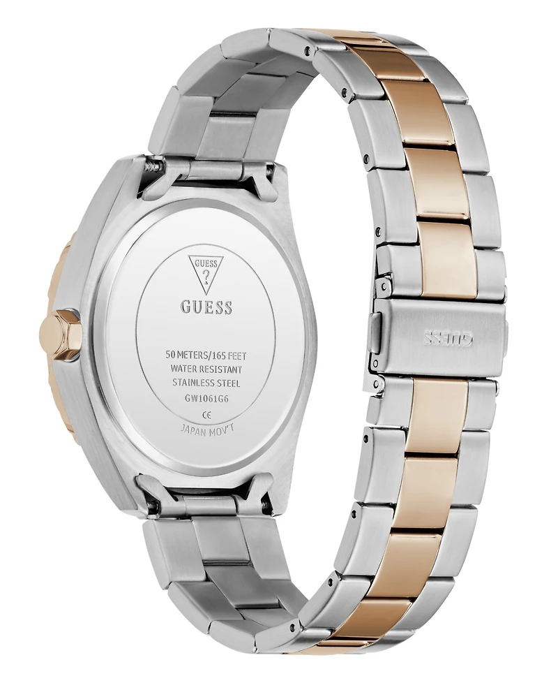 Guess Men's Two-Tone Multi-Function Watch, 43mm