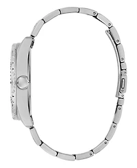 Guess Men's Silver-Tone Multi-Function Watch, 43mm