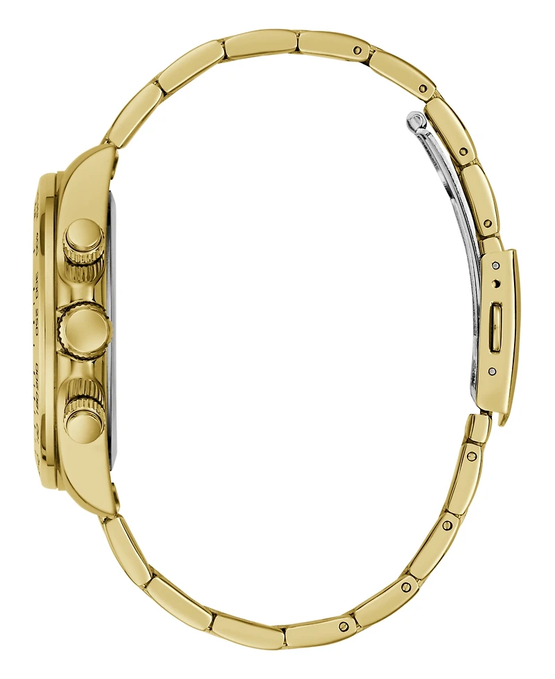 Guess Men's Gold-Tone Chronograph Watch, 42mm