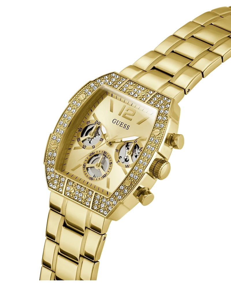 Guess Men's Gold-Tone Multi-Function Watch, 41mm