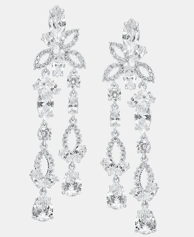 Givenchy Cubic Zirconia Viney Chandelier Earrings