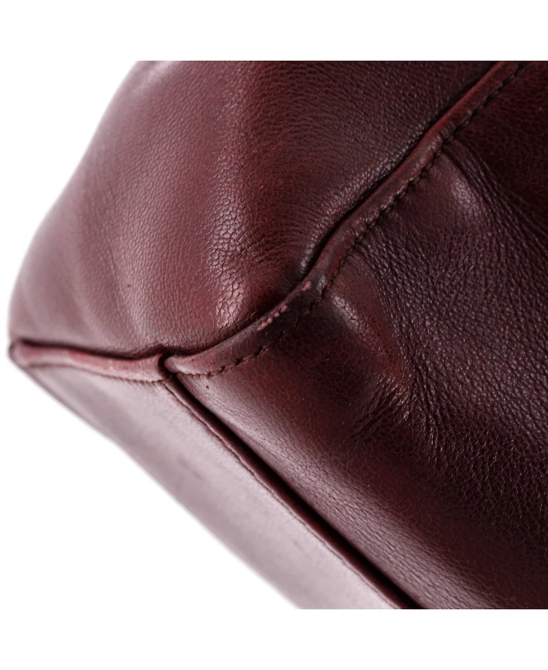 Pre-Owned Fendi Mini Peekaboo Bag Leather