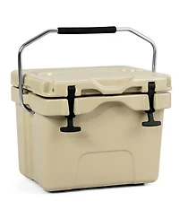 Sugift 16 Quart Insulated Cooler with Cup Holders and Carry Handle