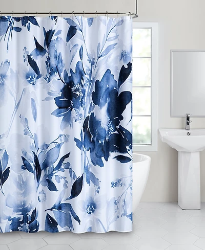 Dainty Home Florals Shower Curtain, 70" x 72"