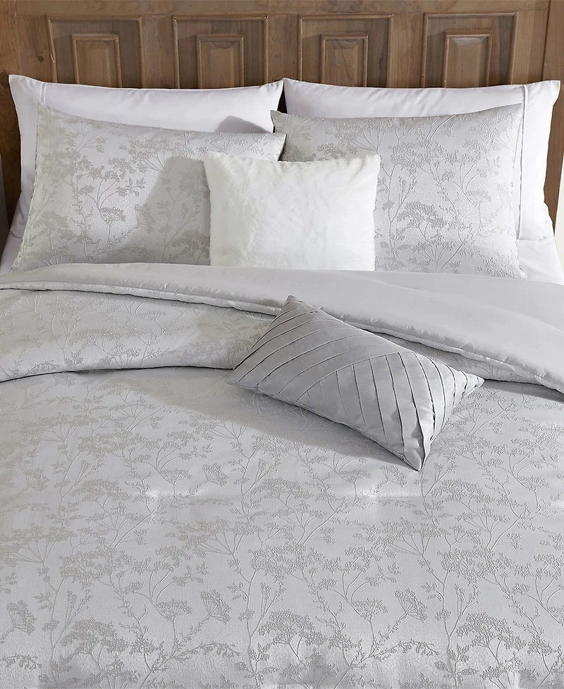 Vcny Home Nikka Jacquard Floral 5-Pc. Comforter Set