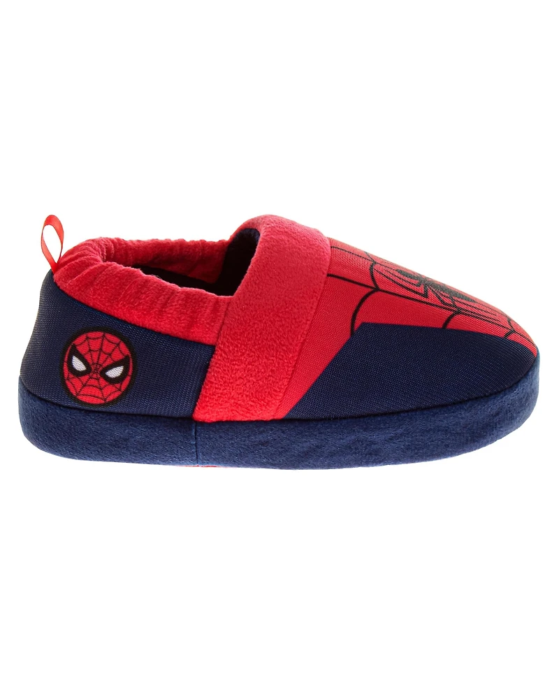 Spider-Man Toddler Marvel Dual Slippers Cozy Warm Soft Plush Indoor Wear Superhero Design SlipOn