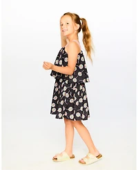Deux par Deux Little Girls Woven Dress Lollipop Print