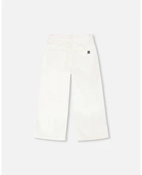 Deux par Deux Little Girls Wide Leg Jeans