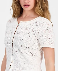 And Now This Petite Button-Front Peplum Cardigan, Macy's Exclusive