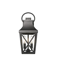 Flynama Outdoor Wall Lights, Porch Lights, Exterior Light Fixture with Clear Glass Shade for Garage Patio Front Door Balcony