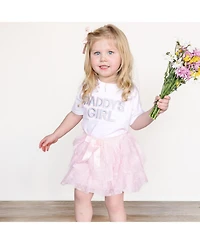 Sweet Wink Baby Girls Daddy's Patch Short Sleeve T-Shirt