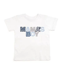 Sweet Wink Little Boys Mama's Boy Patchwork Short Sleeve T-Shirt