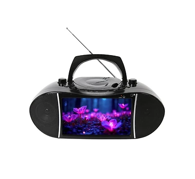 Emerson Edl-2901 Bluetooth Boombox Tv and Dvd Player with 9'' Lcd Screen and Radio