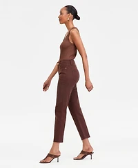 I.n.c. International Concepts Women's Crystal Embellished Straight Ankle Jeans, Macy's Exclusive