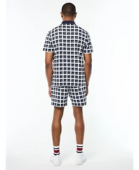 Sergio Tacchini Men's Damarindo Check Polo Shirts