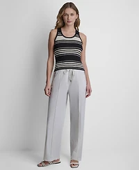 Dkny Women's Striped Sweater Tank Top