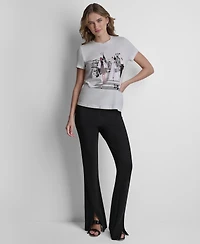 Dkny Women's Short-Sleeve Graphic T-Shirt