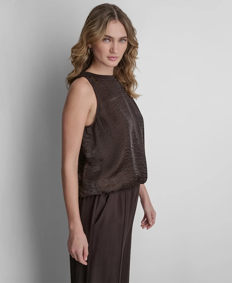 Dkny Women's Sleeveless Twinkle Bubble Tank Top