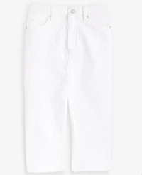 I.n.c. International Concepts Women's Sequin Embellished Denim Midi Skirt, Macy's Exclusive