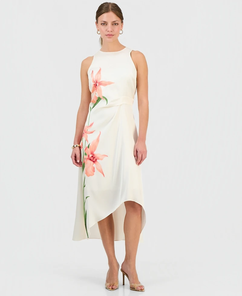 I.n.c. International Concepts Petite Asymmetric-Hem Dress, Macy's Exclusive