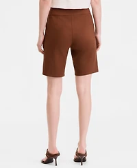 I.n.c. International Concepts Women's Mid Rise Pull-On Bermuda Shorts, Created for Macy's