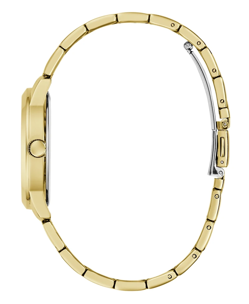 Guess Women's Gold-Tone Stainless Steel Watch, 34mm