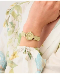 Guess Women's Gold-Tone Stainless Steel Watch, 24mm