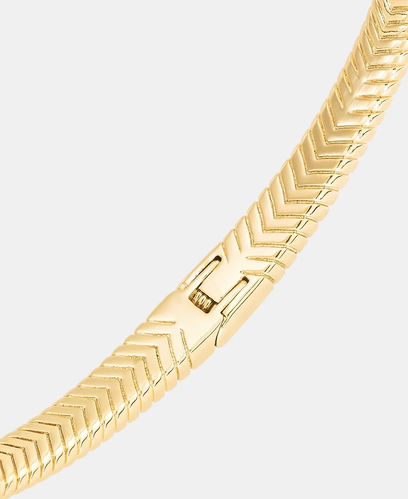 Lauren Ralph Lauren Pave Snake Bypass Bangle Bracelet