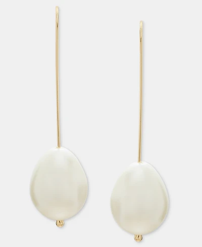 Lauren Ralph Lauren Imitation Pearl Threader Earrings