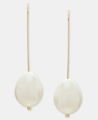 Lauren Ralph Lauren Imitation Pearl Threader Earrings