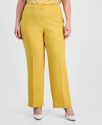 Kasper Plus L-Pocket Straight Pants