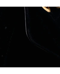 Pre-Owned Gucci Mini Gg Marmont Flap Bag Matelasse Velvet