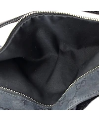 Pre-Owned Gucci Vintage Double Belt Bag Gg Canvas with Leather