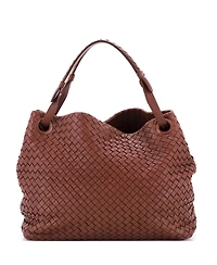 Pre-Owned Bottega Veneta Medium Bella Tote Intrecciato Nappa