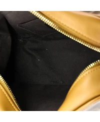 Pre-Owned Fendi Small Ff Logo Stamp Camera Bag Zucca Coated Canvas