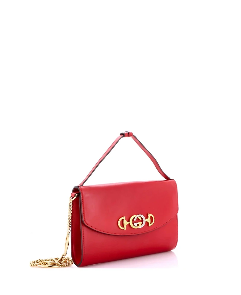 Pre-Owned Gucci Small Zumi Shoulder Bag Leather