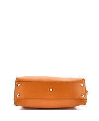 Pre-Owned Fendi Regular Peekaboo Bag Leather with Plexiglass Detail