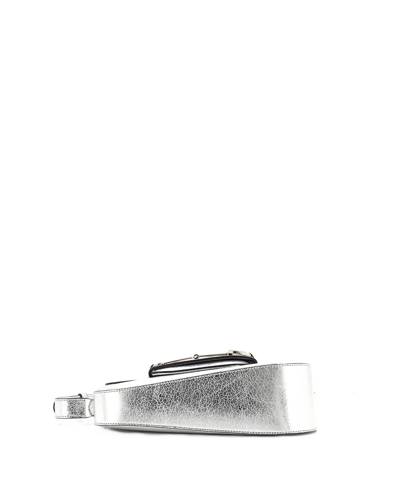 Pre-Owned Gucci Small Horsebit 1955 Asymmetric Shoulder Bag Leather