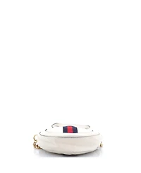 Pre-Owned Gucci Mini Ophidia Round Shoulder Bag Leather