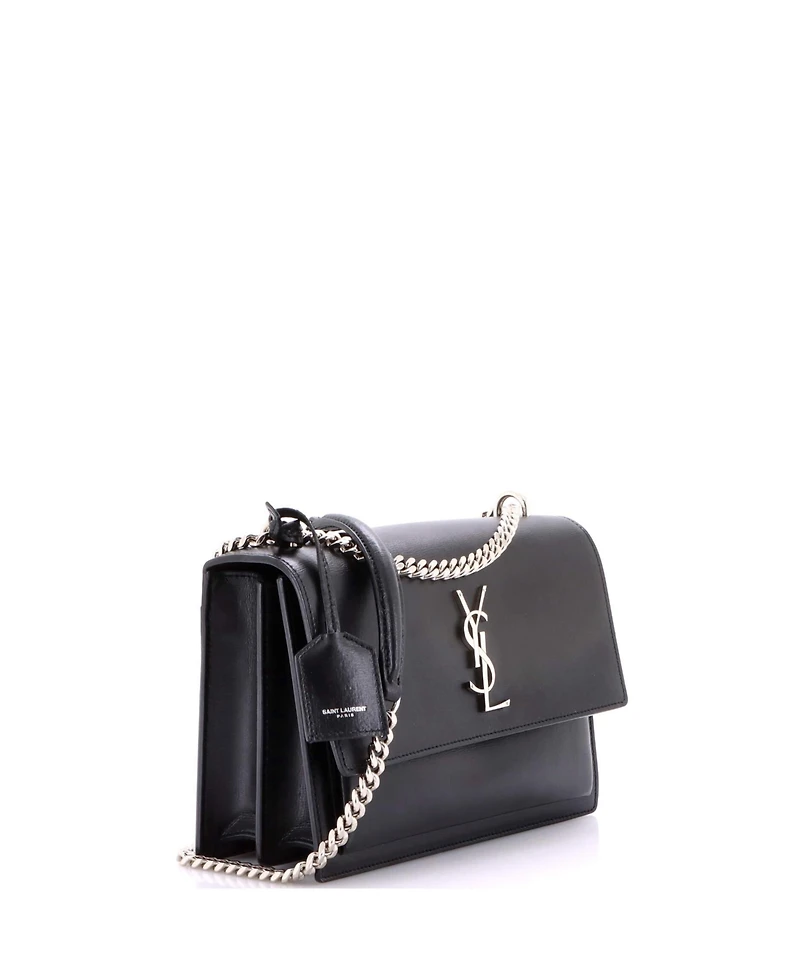 Pre-Owned Saint Laurent Medium Sunset Crossbody Bag Leather