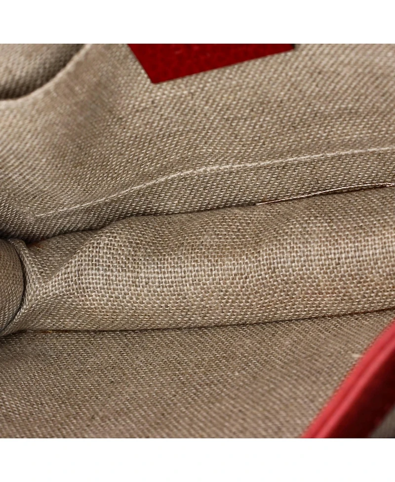 Pre-Owned Gucci Small Interlocking Shoulder Bag Leather