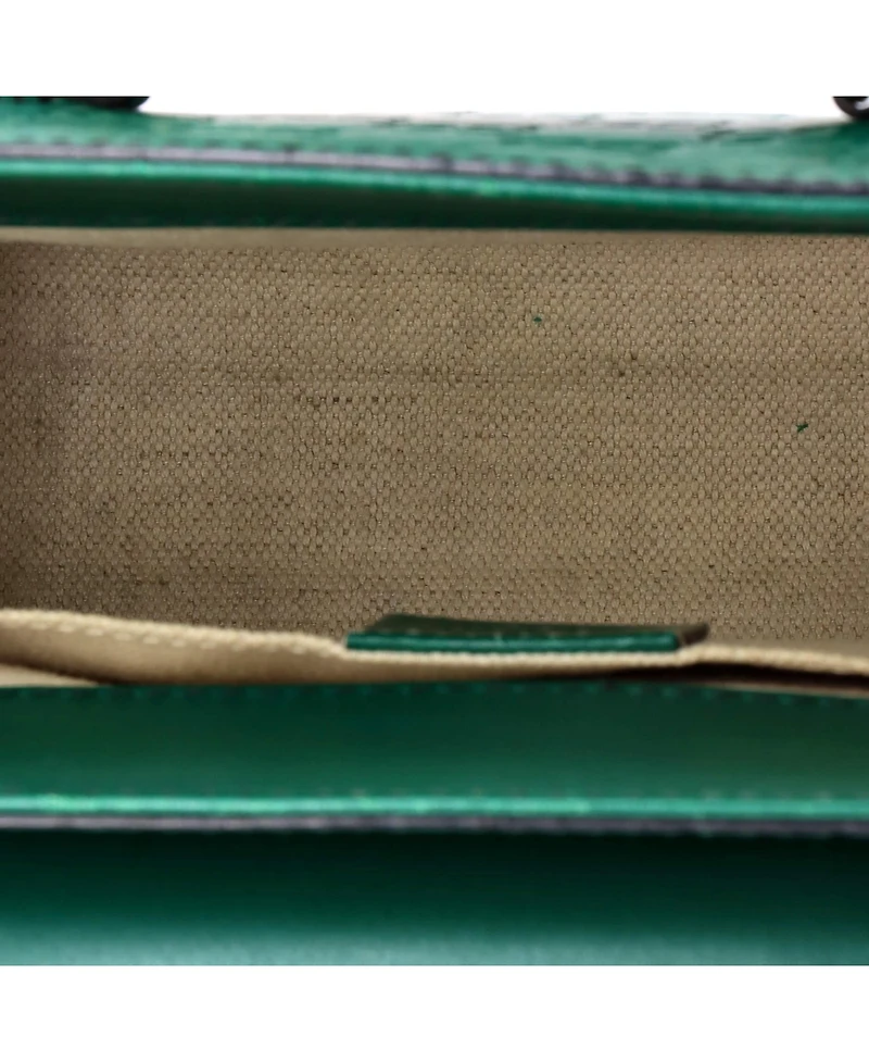 Pre-Owned Gucci Small Emily Chain Flap Shoulder Bag Guccissima Leather