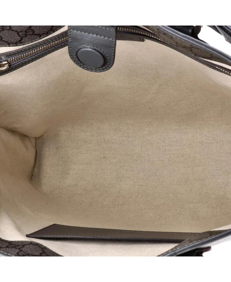 Pre-Owned Gucci Medium Ophidia Convertible Tote Gg Coated Canvas