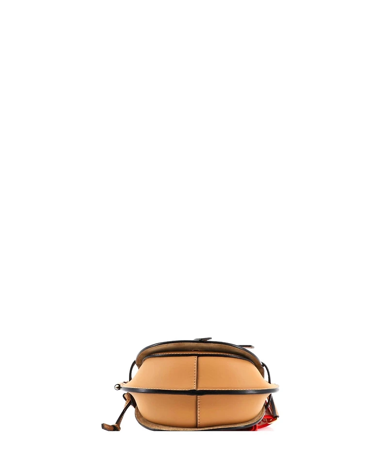 Pre-Owned Loewe Mini Gate Dual Shoulder Bag Leather